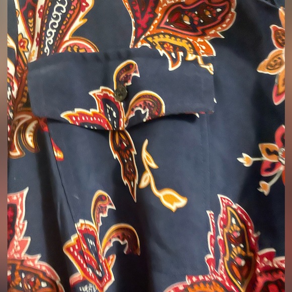 Liz Claiborne midi floral dress with cinched tie - Picture 3 of 6